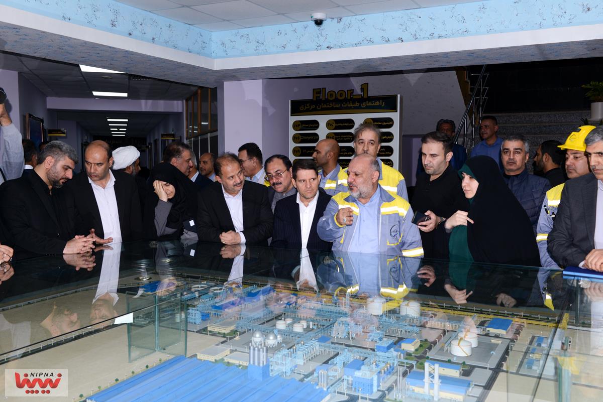 گزارش تصویری بازدید معاون وزیر نفت و مدیرعامل شرکت ملی صنایع پتروشیمی از پتروشیمی اروند 20