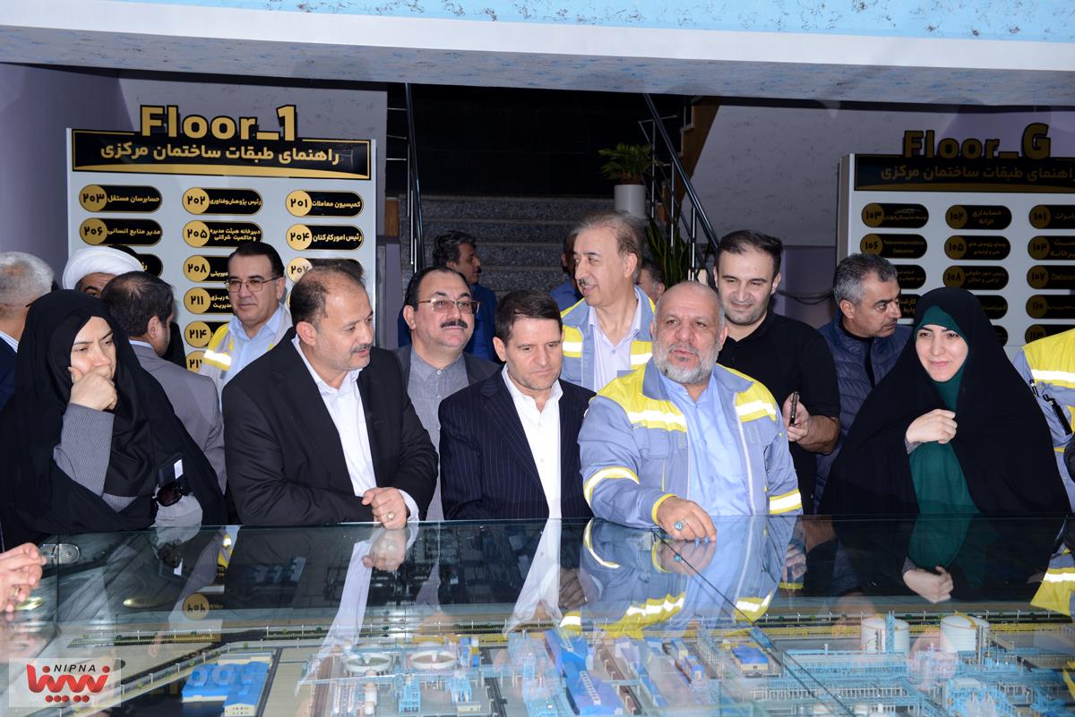 گزارش تصویری بازدید معاون وزیر نفت و مدیرعامل شرکت ملی صنایع پتروشیمی از پتروشیمی اروند 19