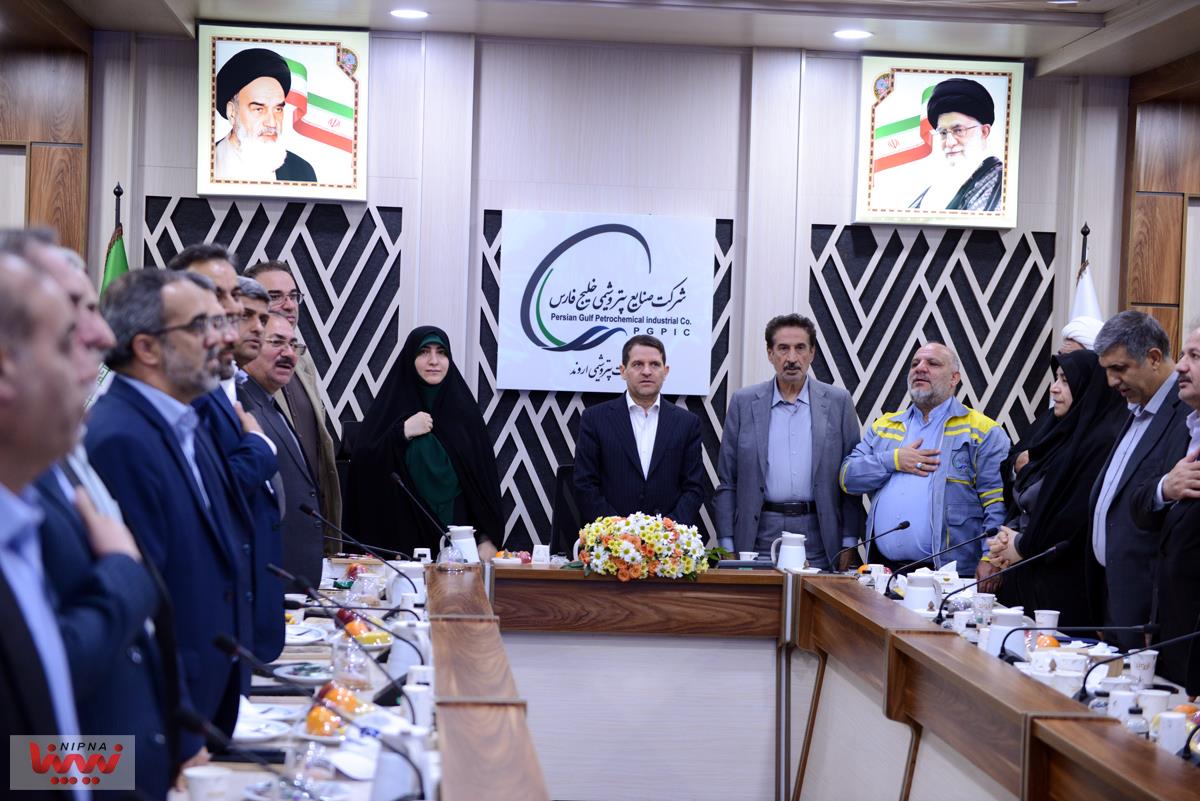 گزارش تصویری بازدید معاون وزیر نفت و مدیرعامل شرکت ملی صنایع پتروشیمی از پتروشیمی اروند 17