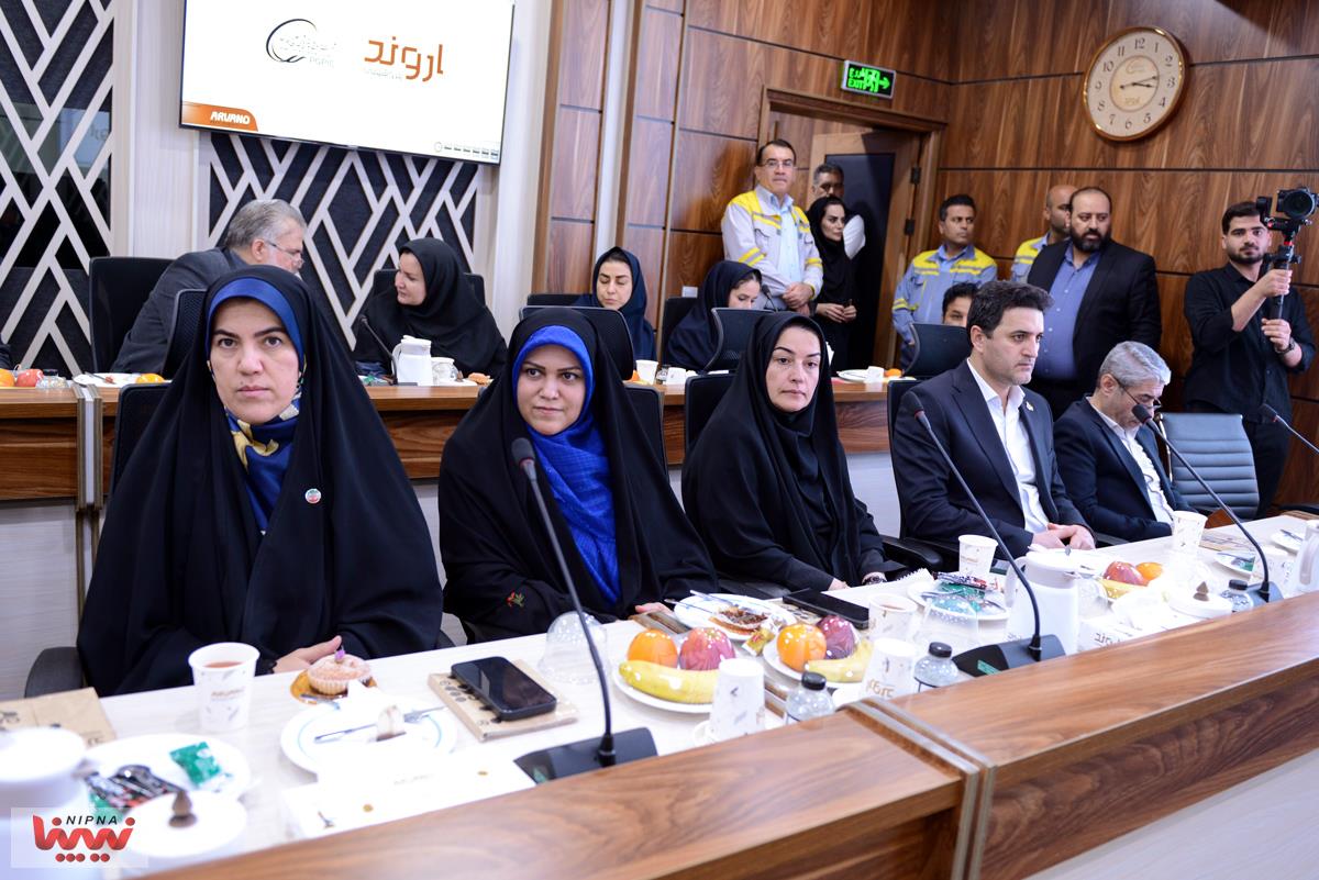 گزارش تصویری بازدید معاون وزیر نفت و مدیرعامل شرکت ملی صنایع پتروشیمی از پتروشیمی اروند 16