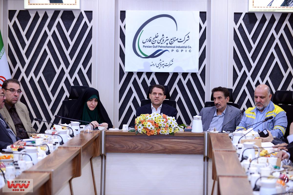 گزارش تصویری بازدید معاون وزیر نفت و مدیرعامل شرکت ملی صنایع پتروشیمی از پتروشیمی اروند 8