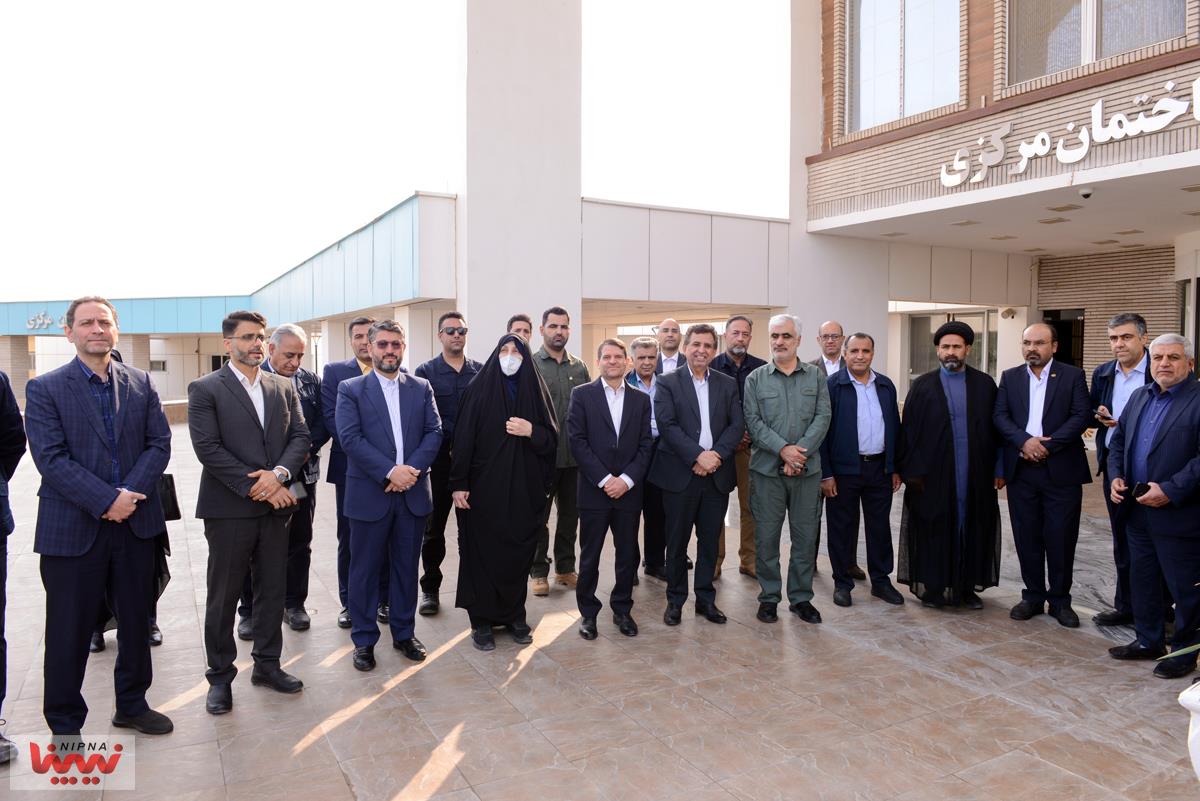 گزارش تصویری بازدید معاون وزیر نفت و مدیرعامل شرکت ملی صنایع پتروشیمی از بیدبلند خلیج فارس 48