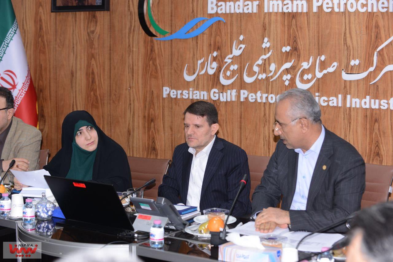 بازدید معاون‌ وزیر نفت و مدیرعامل شرکت ملی صنایع پتروشیمی از پتروشیمی بندر امام 26