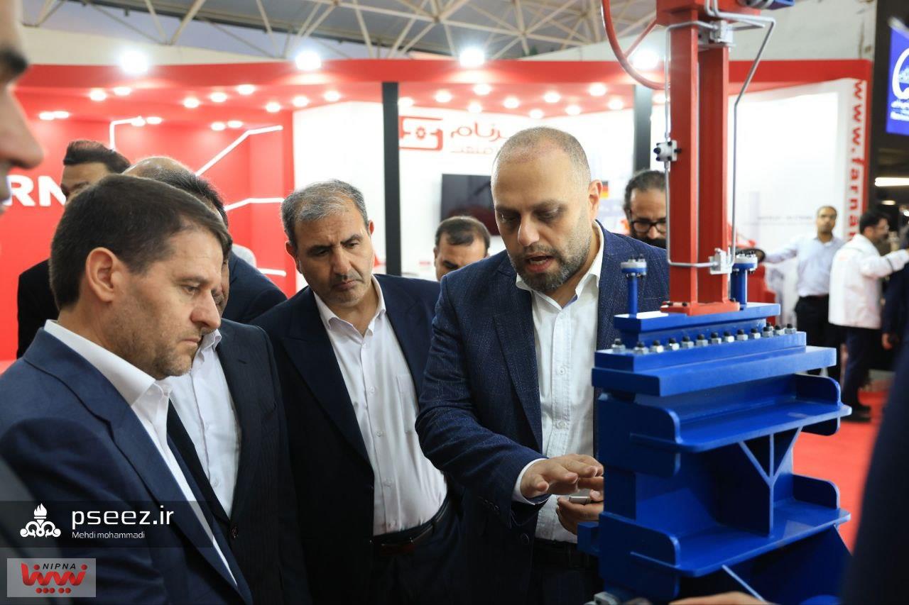 آیین آغاز به کار نهمین نمایشگاه تخصصی ساخت داخل در صنعت نفت، گاز و پتروشیمی در عسلویه 12