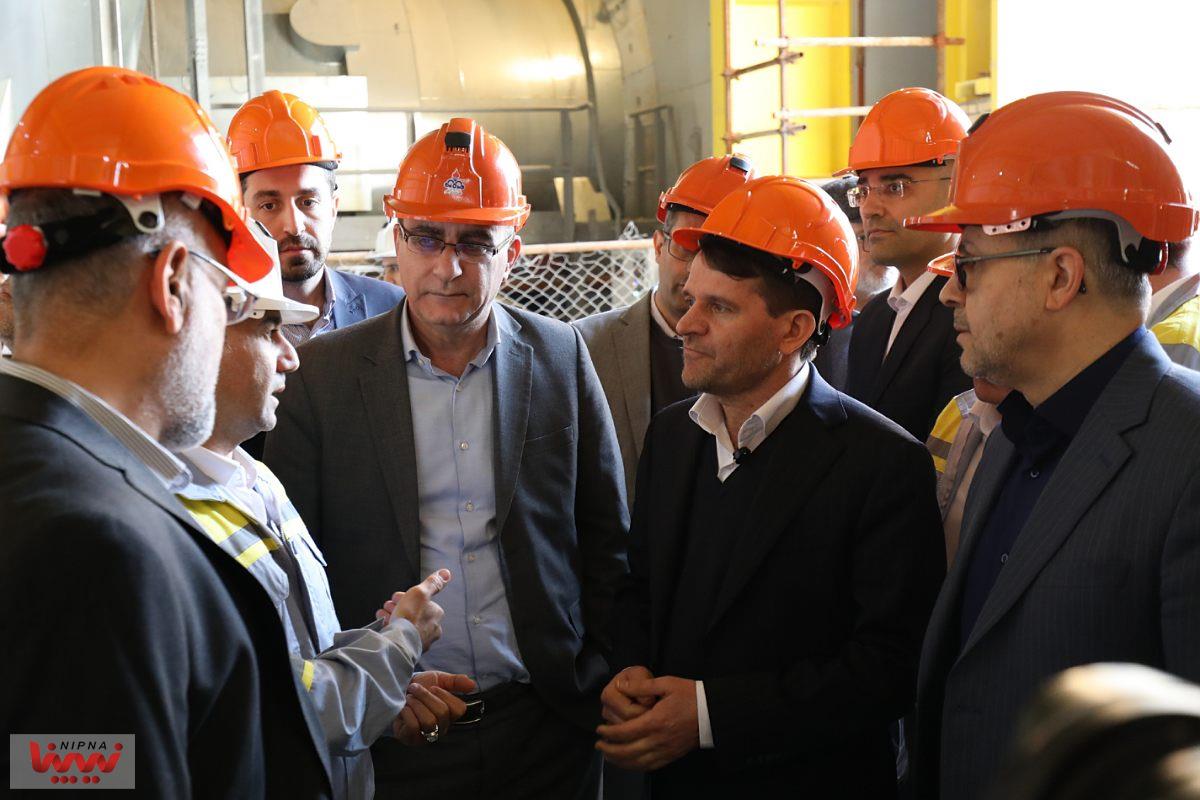 بازدید معاون وزیر نفت و مدیرعامل شرکت ملی صنایع پتروشیمی از منطقه عسلویه 11