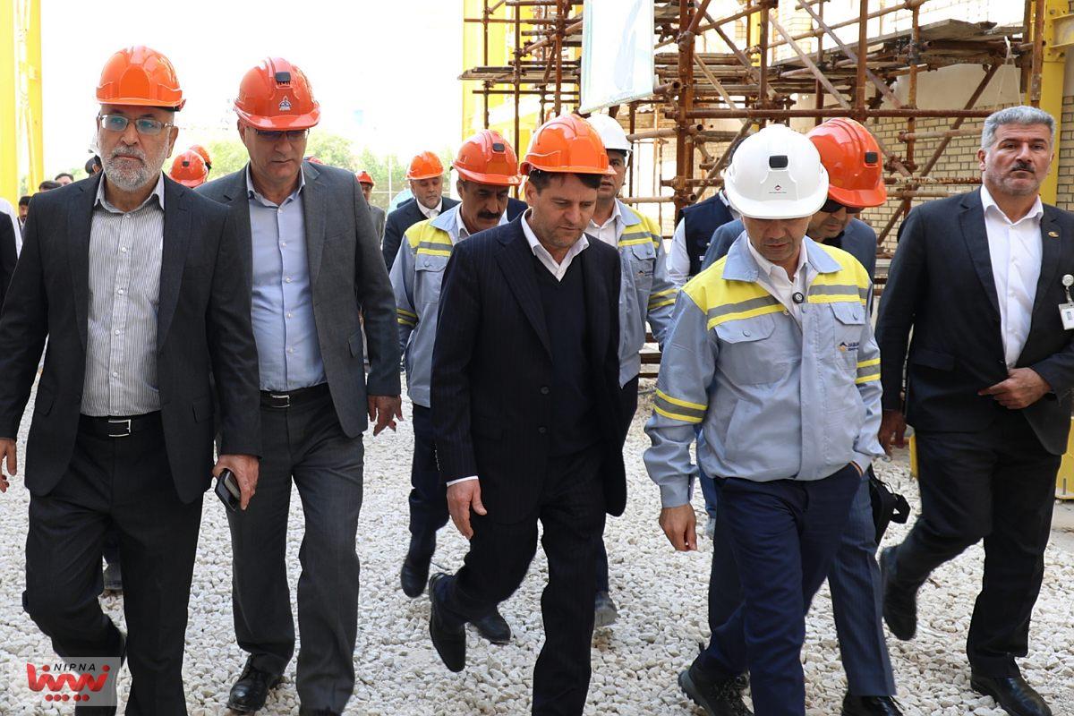 بازدید معاون وزیر نفت و مدیرعامل شرکت ملی صنایع پتروشیمی از منطقه عسلویه 8