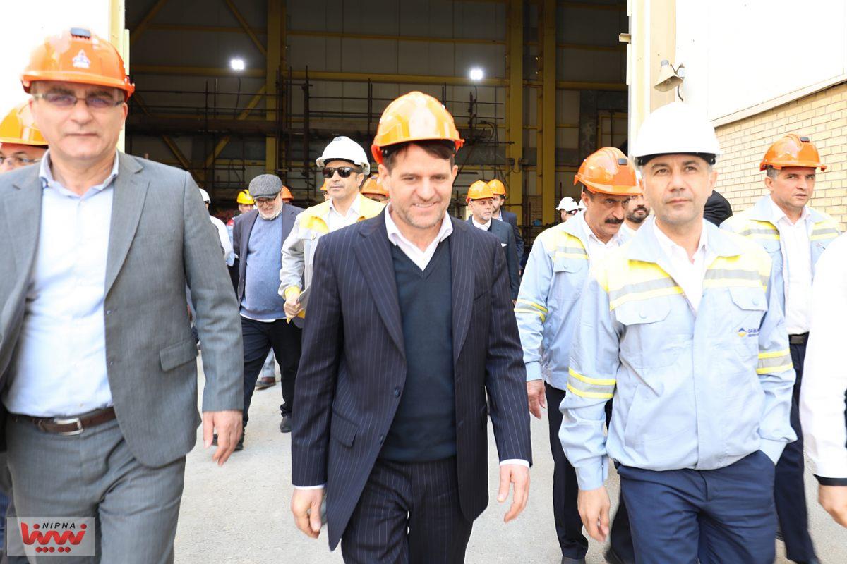 بازدید معاون وزیر نفت و مدیرعامل شرکت ملی صنایع پتروشیمی از منطقه عسلویه 6