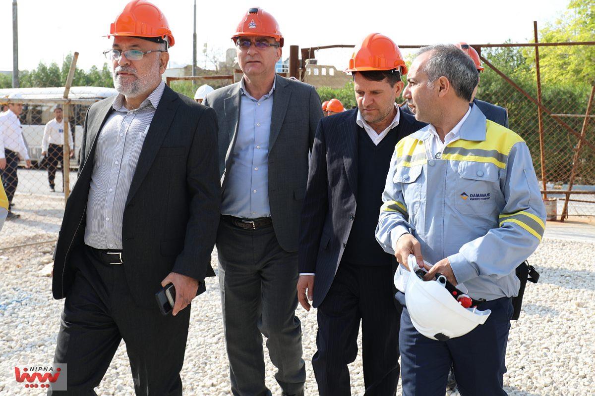 بازدید معاون وزیر نفت و مدیرعامل شرکت ملی صنایع پتروشیمی از منطقه عسلویه 5