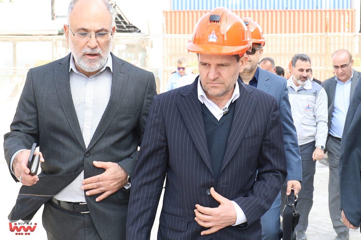 بازدید معاون وزیر نفت و مدیرعامل شرکت ملی صنایع پتروشیمی از منطقه عسلویه 4