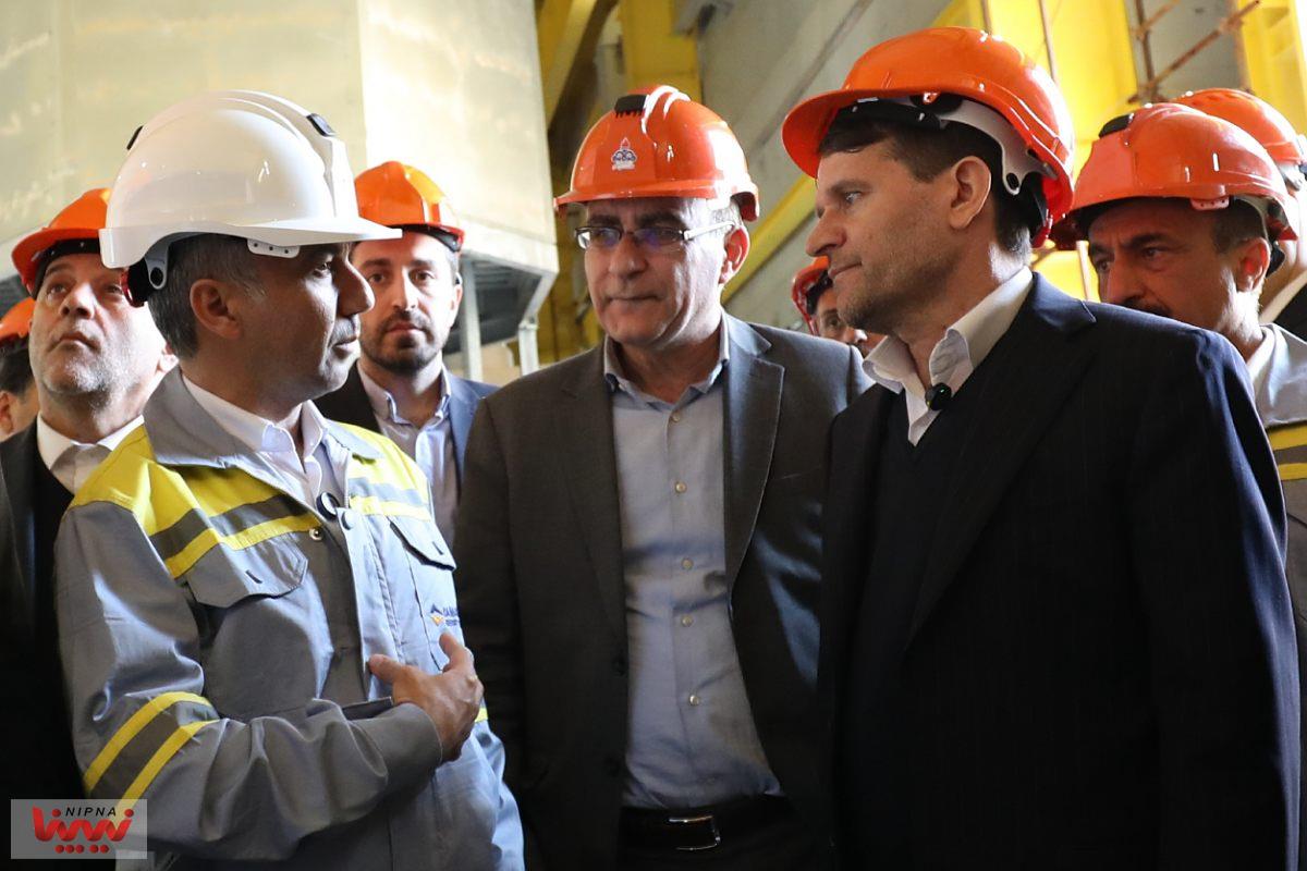 بازدید معاون وزیر نفت و مدیرعامل شرکت ملی صنایع پتروشیمی از منطقه عسلویه 3