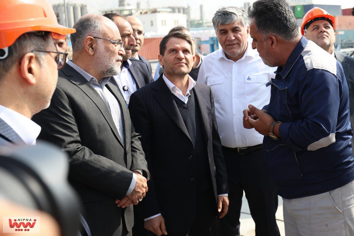 بازدید معاون وزیر نفت و مدیرعامل شرکت ملی صنایع پتروشیمی از منطقه عسلویه 2