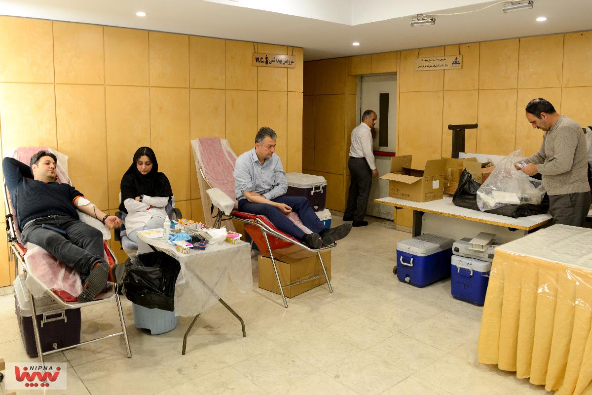 گزارش تصویری اهدای خون توسط کارکنان NPC به مناسبت دهه فجر 21