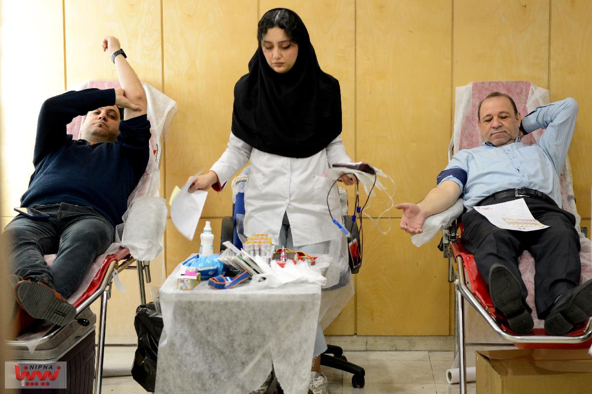 گزارش تصویری اهدای خون توسط کارکنان NPC به مناسبت دهه فجر 17