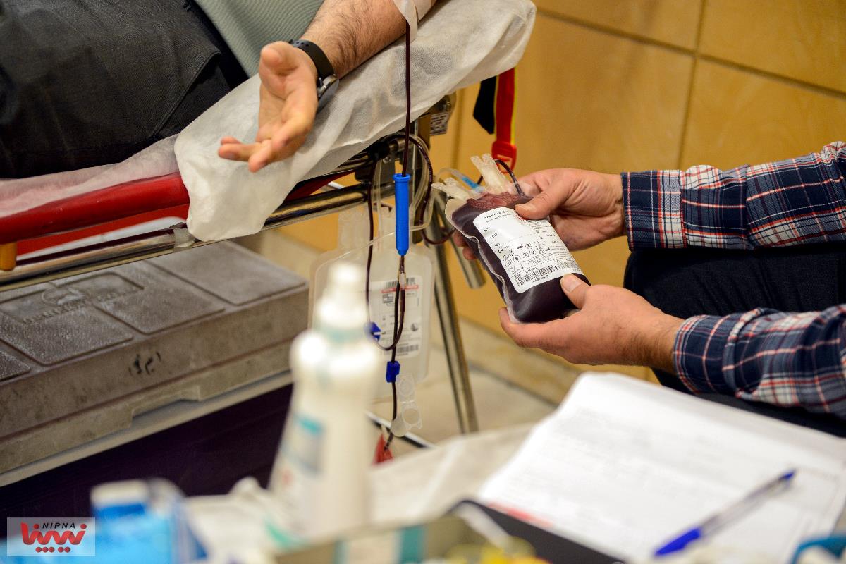 گزارش تصویری اهدای خون توسط کارکنان NPC به مناسبت دهه فجر 4