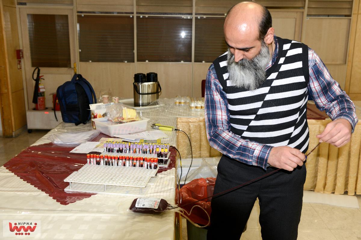 گزارش تصویری اهدای خون توسط کارکنان NPC به مناسبت دهه فجر 2