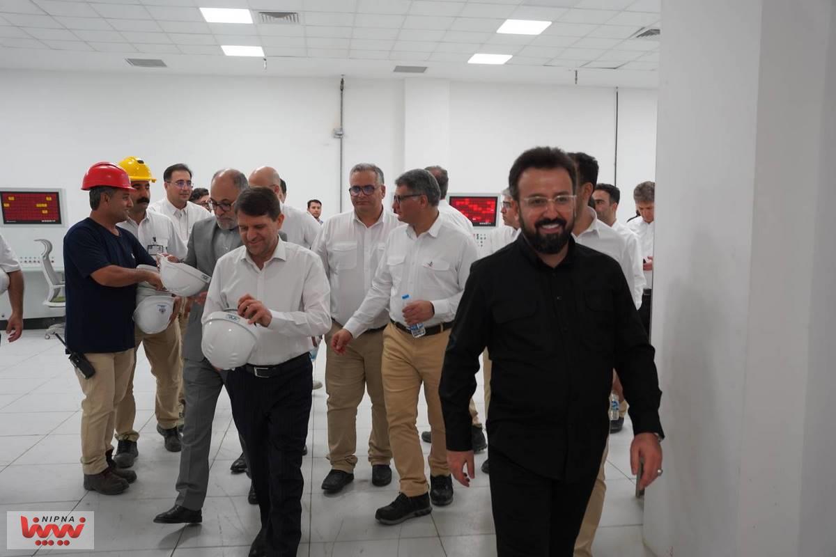 بازدید معاون وزیر نفت و مدیرعامل شرکت ملی صنایع پتروشیمی از پتروپالایش کنگان 11