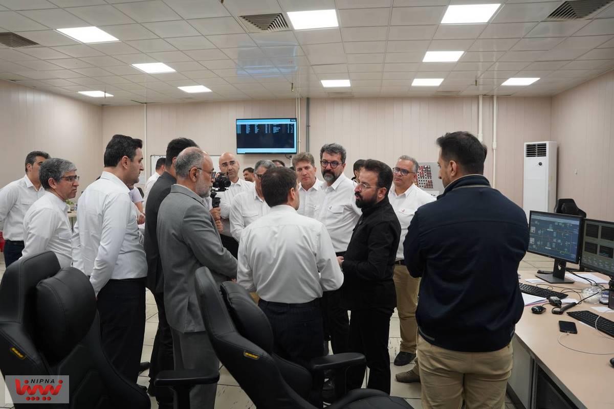 بازدید معاون وزیر نفت و مدیرعامل شرکت ملی صنایع پتروشیمی از پتروپالایش کنگان 5
