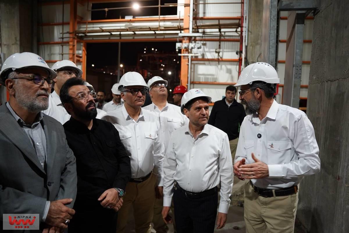 بازدید معاون وزیر نفت و مدیرعامل شرکت ملی صنایع پتروشیمی از پتروپالایش کنگان 1