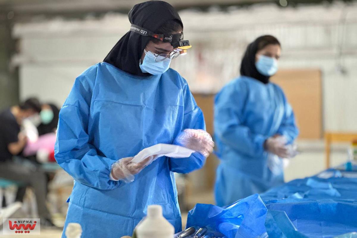 اردوی جهادی خدمات درمانی و توزیع بسته های بهداشتی در جنوب استان سیستان و بلوچستان 14