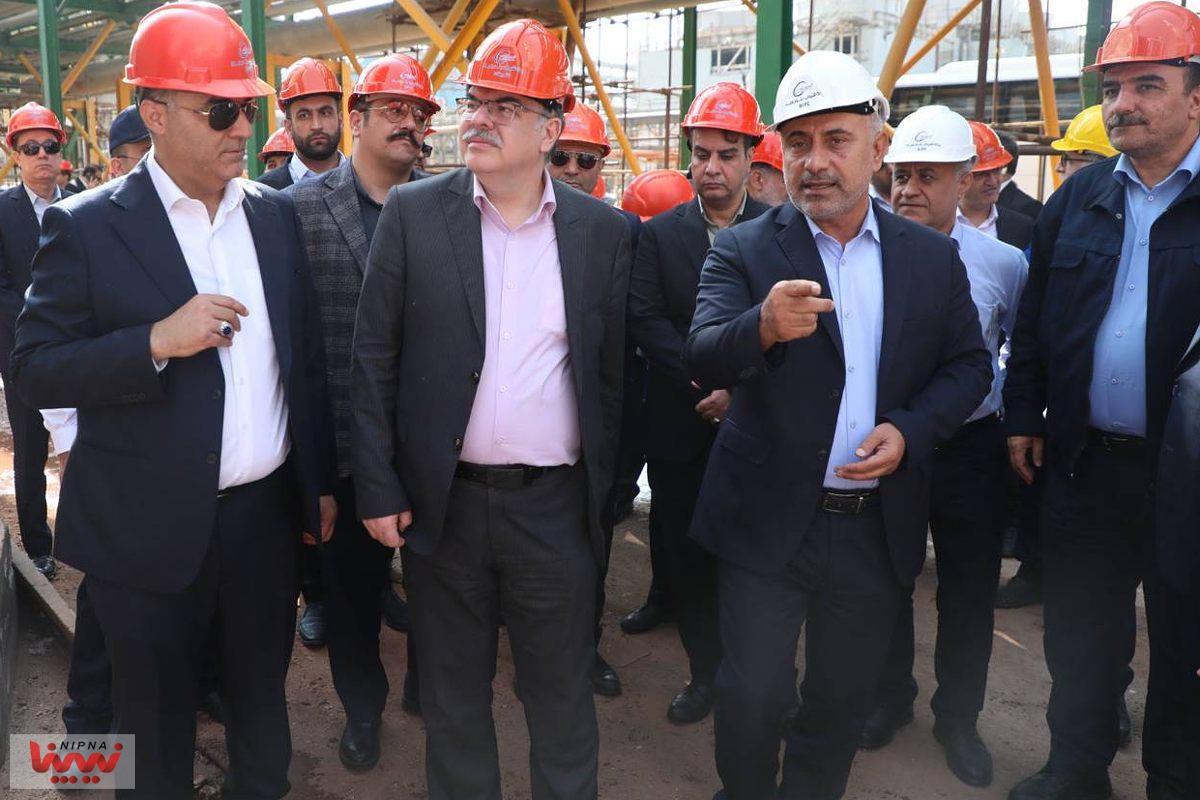 بازدید معاون وزیر نفت از پتروشیمی بندر امام 1